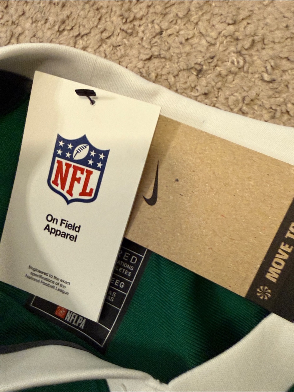 Ahmad Sauce Gardner New York Jets Nike Game Jersey - Legacy Green - Picture 6 of 8